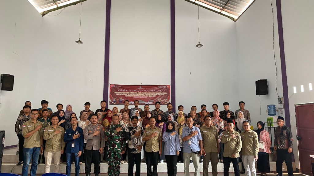 Pelantikan KPPS Pilkada 2024 di Desa Linggapura