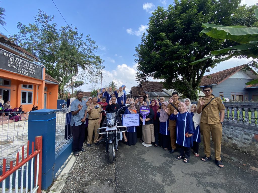 Penerimaan Reward dari Bank Sampah Ciamis